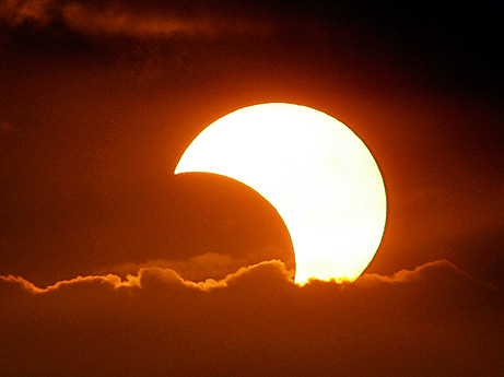 solar eclipse and lunar eclipse. lunar eclipse and a solar